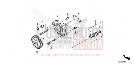 POMPE A HUILE CRF250RLAK de 2019